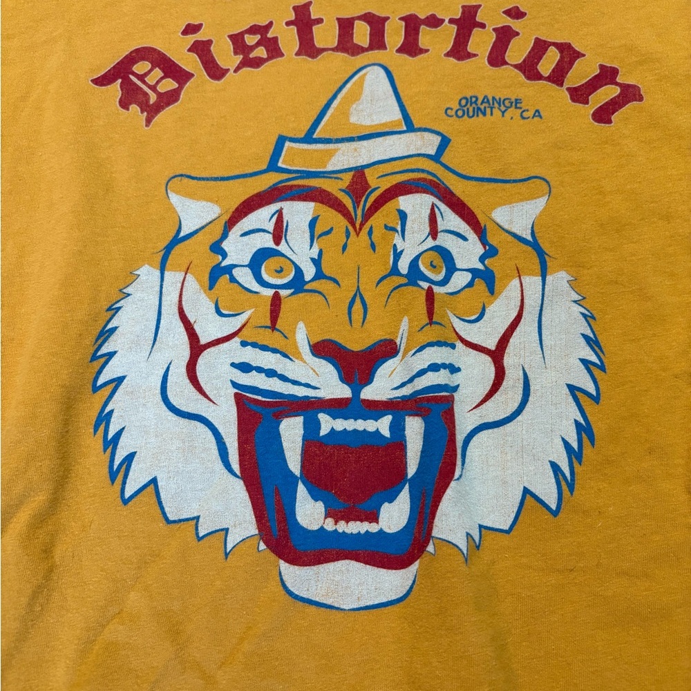 Vintage Distortion Orange Graphic Tee